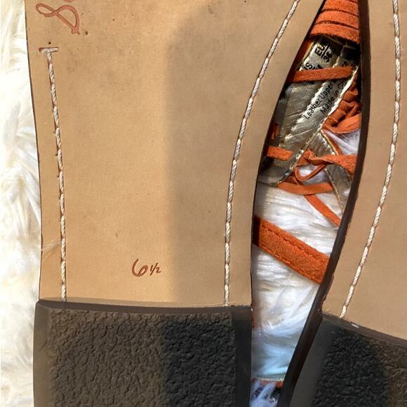 Sam Edelman Gela Open-Toe Suede Slingback Sandal - Size 6 1/2 (EUC) - Picture 3 of 5